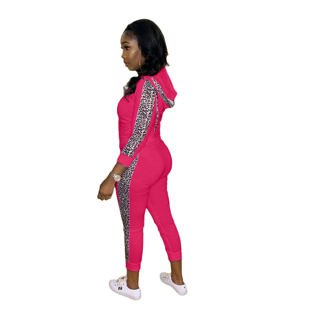 YM-8583 women long sleeve two pieces sets with pocket