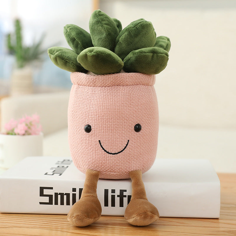 Cute Simulation Tulip Succulent Little Flower Home Decoration Bouquet Girlish Heart Cute Doll