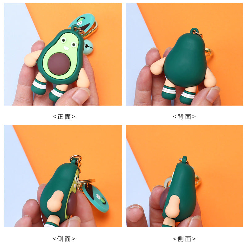 Avocado Orange Lemon Keychain Pendant Fashion Trendy Cute Fruit Family Male Small Gift Pendant