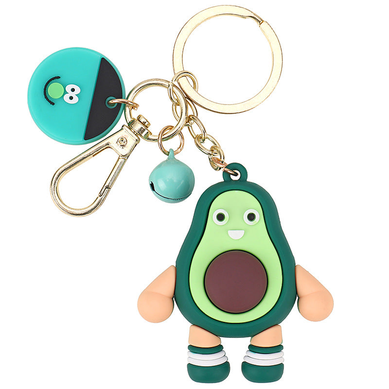 Avocado Orange Lemon Keychain Pendant Fashion Trendy Cute Fruit Family Male Small Gift Pendant