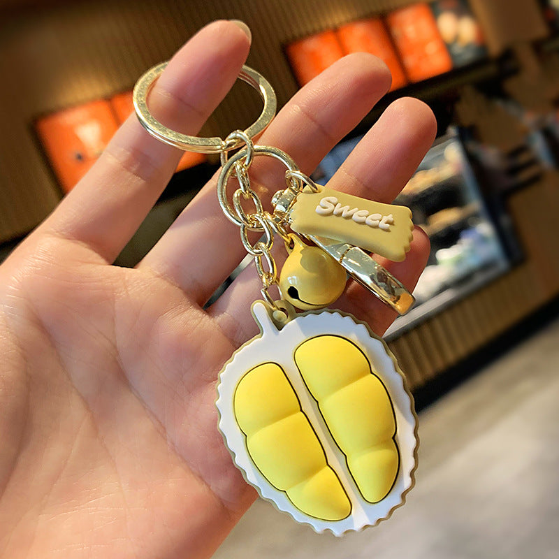 Avocado Orange Lemon Keychain Pendant Fashion Trendy Cute Fruit Family Male Small Gift Pendant