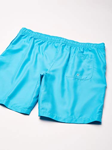 Men's 9" Quick-Dry Swim Trunk, Aqua Blue, X-Large