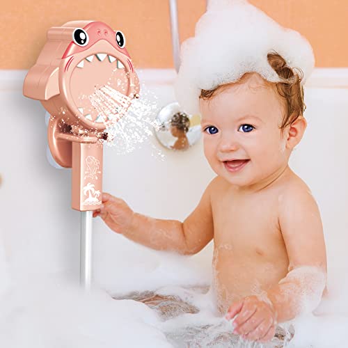 HJ22005 Toddler Shower Head for Bath - Baby Bath Shower Head Bathtub Toys Baby Sprinkler - Toddler Shower Toys Bath Sprayer - Bath Shower Head for Kids with Suction Cups Shower Stent