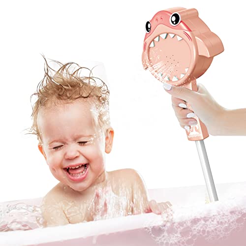 HJ22005 Toddler Shower Head for Bath - Baby Bath Shower Head Bathtub Toys Baby Sprinkler - Toddler Shower Toys Bath Sprayer - Bath Shower Head for Kids with Suction Cups Shower Stent