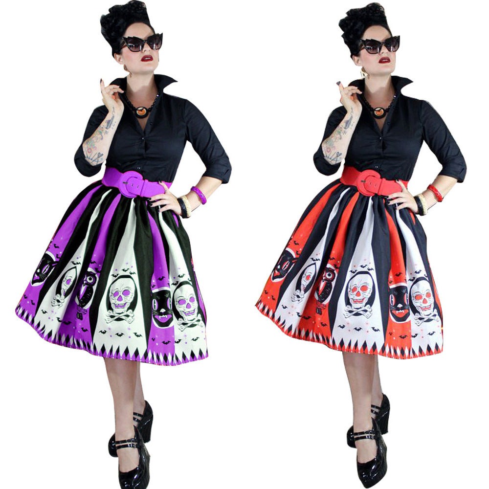 YM-8062 halloween dress halloween skirt without belt