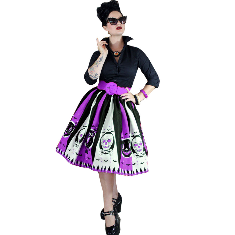 YM-8062 halloween dress halloween skirt without belt