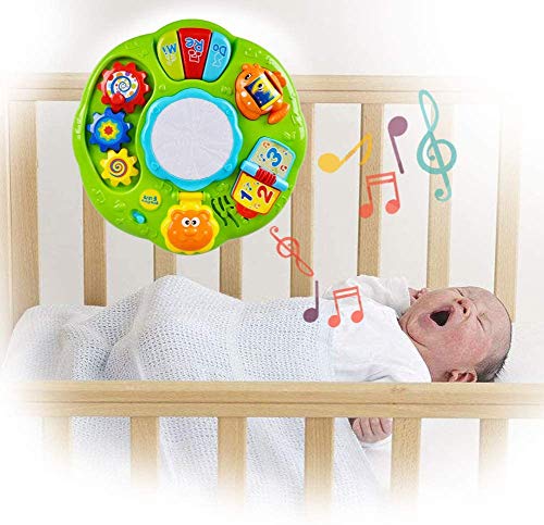 ZM16029 Musical Learning Table Baby Toy - Electronic Education Activity Center Toys for Toddlers Early Development Activity (Green)