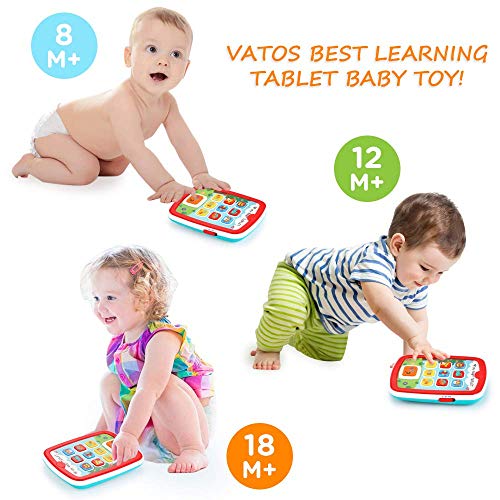 HL3121  Toddler Learning Tablet for 1 Year Old, Baby Ipad for 6M -12M -18M+ with Music & Light, Travel Toy Tablet with Easy ABC Toy, Numbers & Color | My First Learning Tablet …