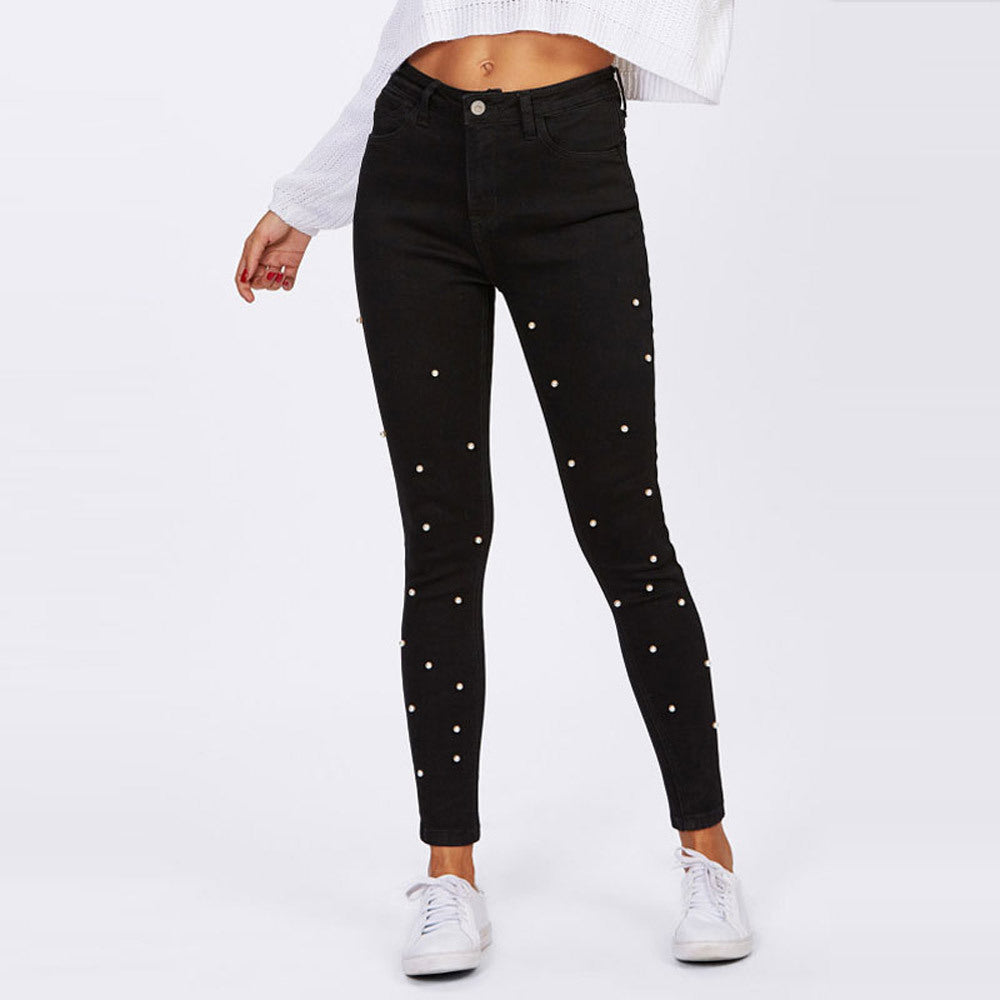 Spring Black Pearl Women's Jeans