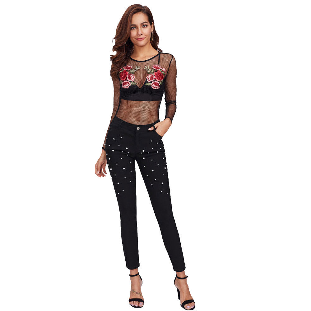 Trendy Pearl Women's Jeans