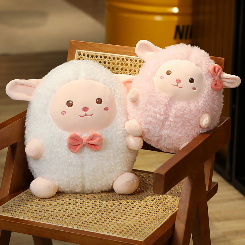 Creative Lamb Doll Plush Toys Ball Alpaca Children Cute Pillow Logo Girls' Gifts