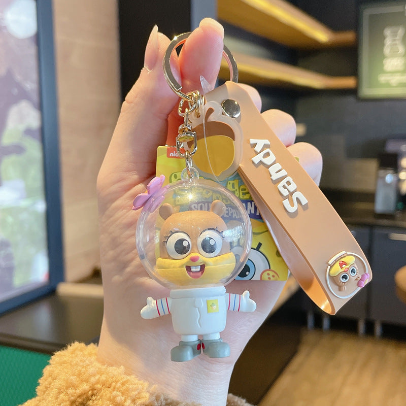 Cartoon Cartoon SpongeBob Pie Star Doll Lovely Bag IP Authorization Pendant Keychain