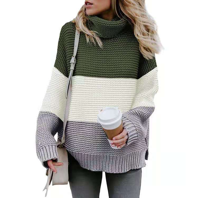 Women's Turtleneck Sweater Amazon Oversized Pullover