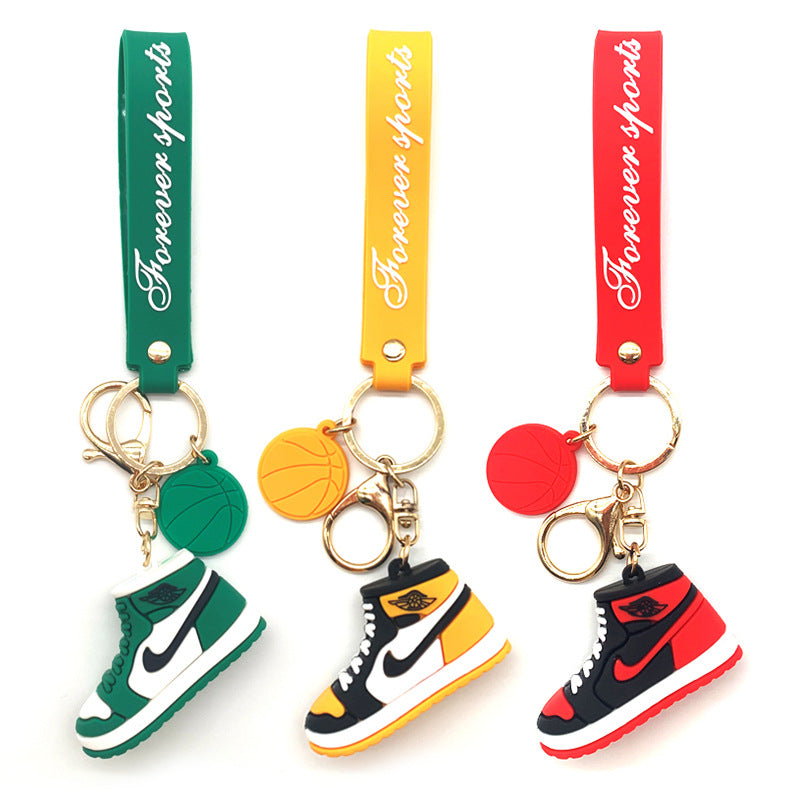 Fashion Fashion Brand AJ Shoes Keychain Personalized Three-Dimensional Simulation Sneakers Model Pendant Gift Car Backpack Hanging Ornament