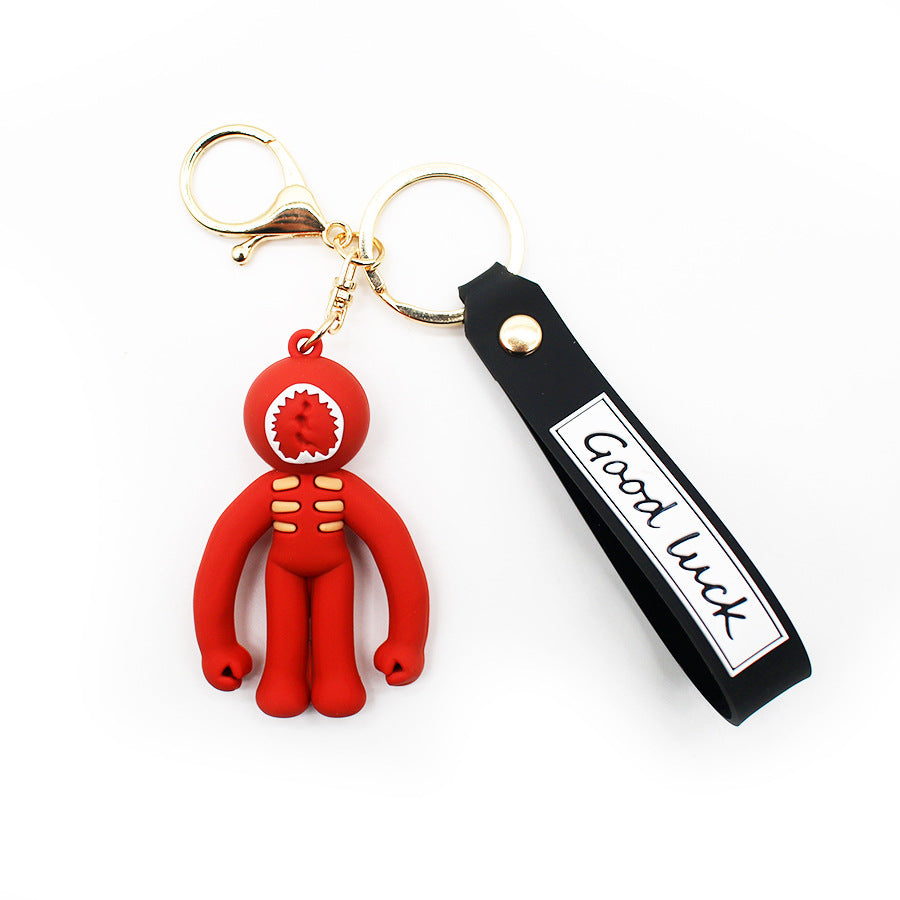 Escape from the Gate Keychain Doors Roblox Figure Game Monster Doll Pendant