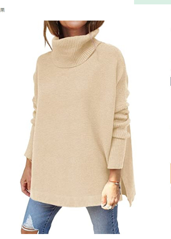 Bestseller Batwing Sleeve Hem Waist Pullover Sweaters Top