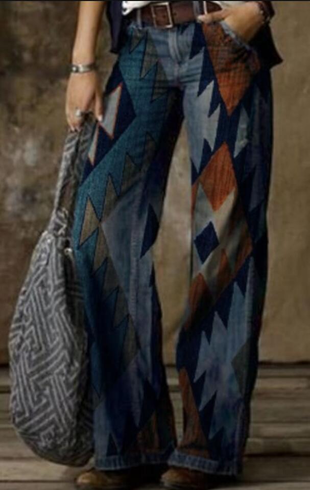 Large Size Women's Casual Pants Wide Leg Pants Trousers