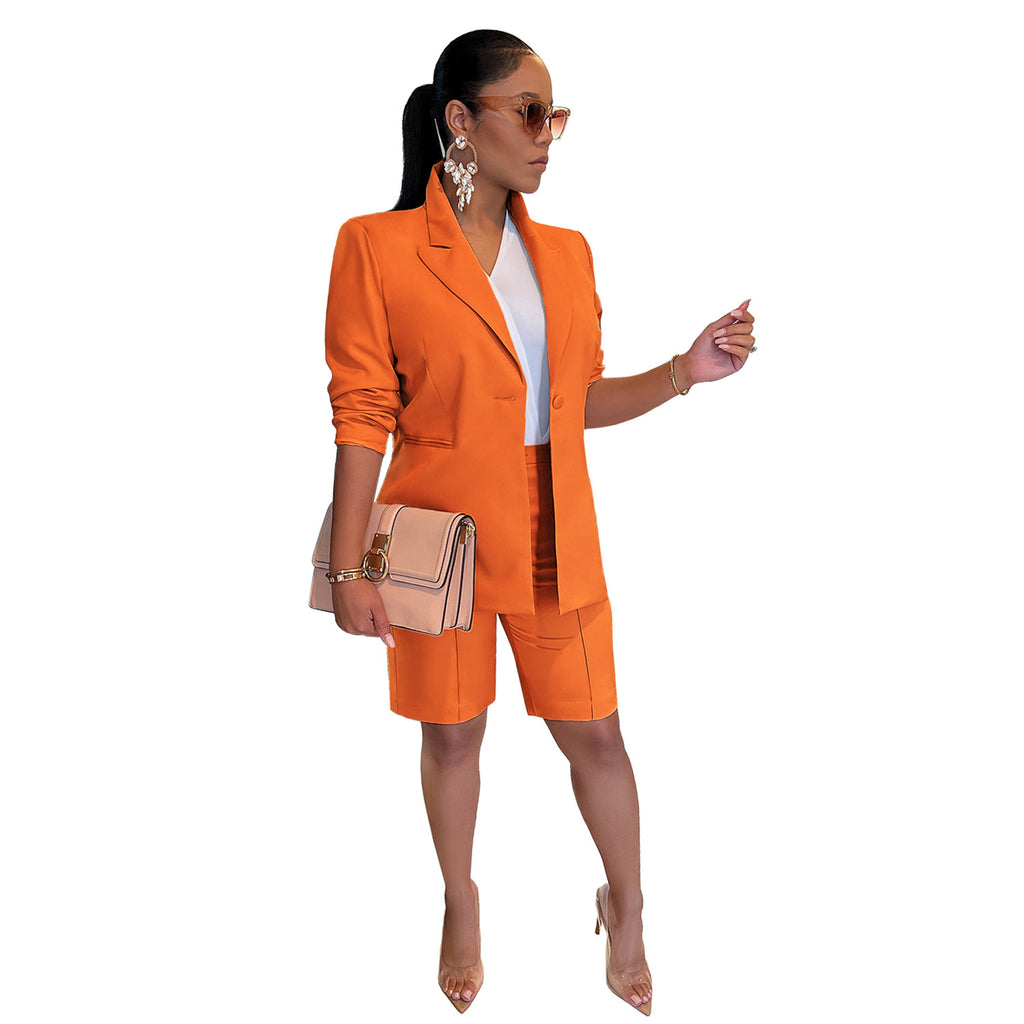 Coat Shorts Two-Piece Suit Spring and Summer Leisure