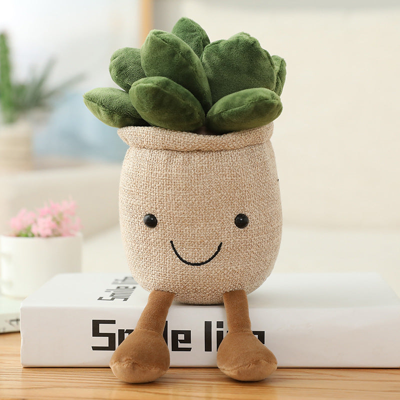 Cute Simulation Tulip Succulent Little Flower Home Decoration Bouquet Girlish Heart Cute Doll