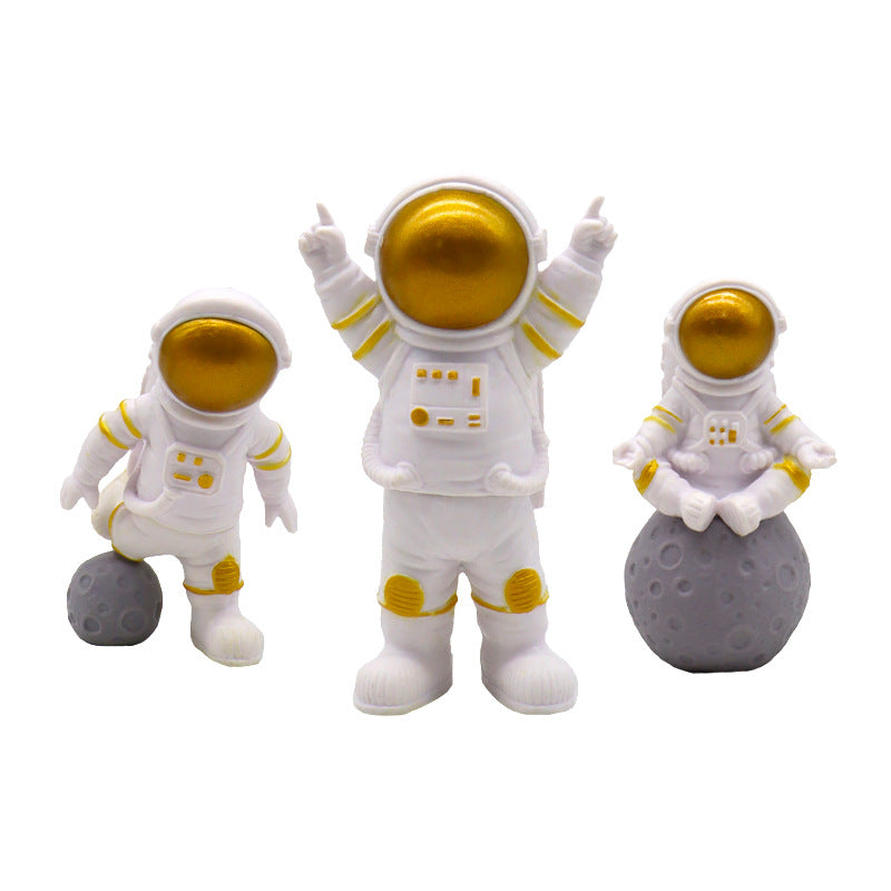 Astronaut Decoration Cute Model Small Spaceman Home Living Room Desktop Car Decorations