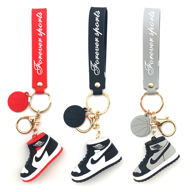 Fashion Fashion Brand AJ Shoes Keychain Personalized Three-Dimensional Simulation Sneakers Model Pendant Gift Car Backpack Hanging Ornament