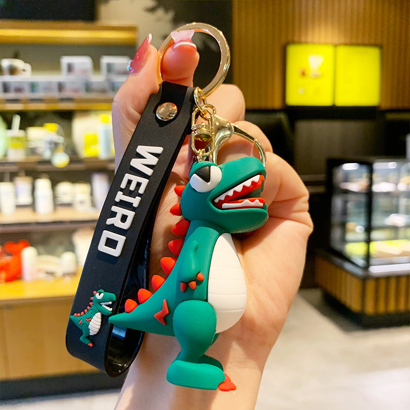 Dinosaur Doll Keychain Automobile Hanging Ornament Cartoon Key Chain Gift Bag Ornaments Creative Trending