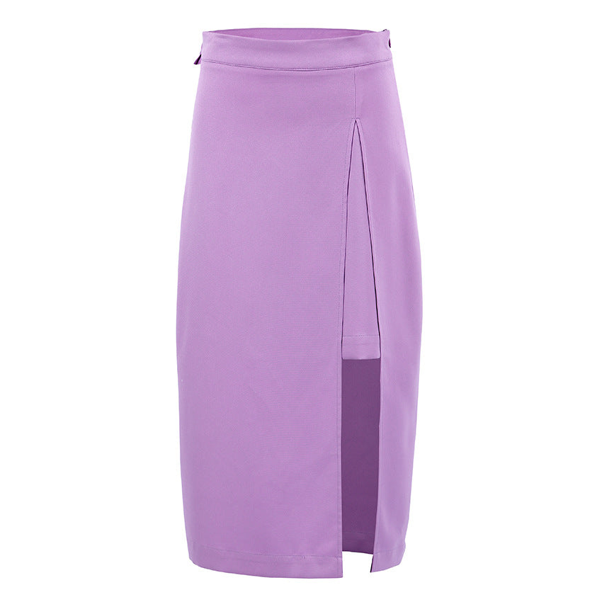 Design Skirt Commuter's All-Matching Temperamental Minority Midi Skirt