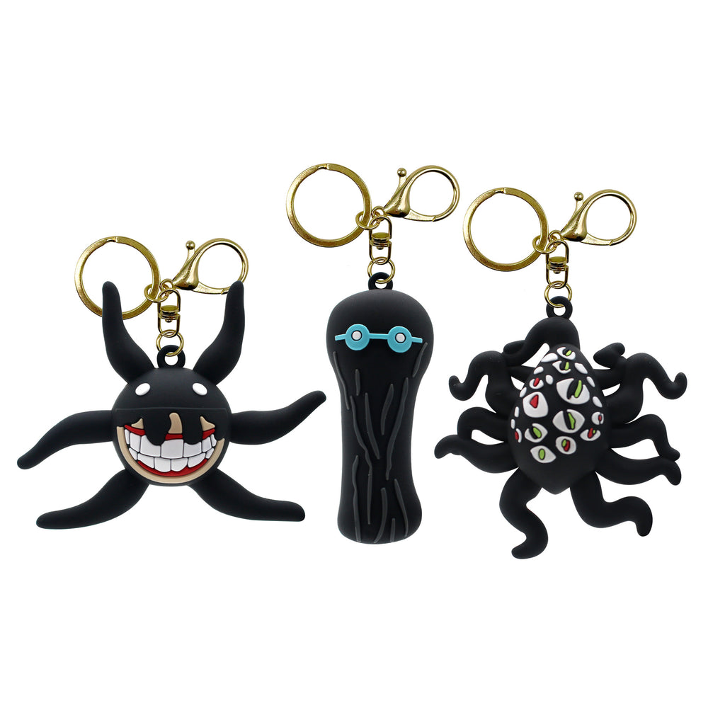 Doors Roblox Figure Escape from the Gate Epoxy Doll Keychain in the Door Panic Pendant