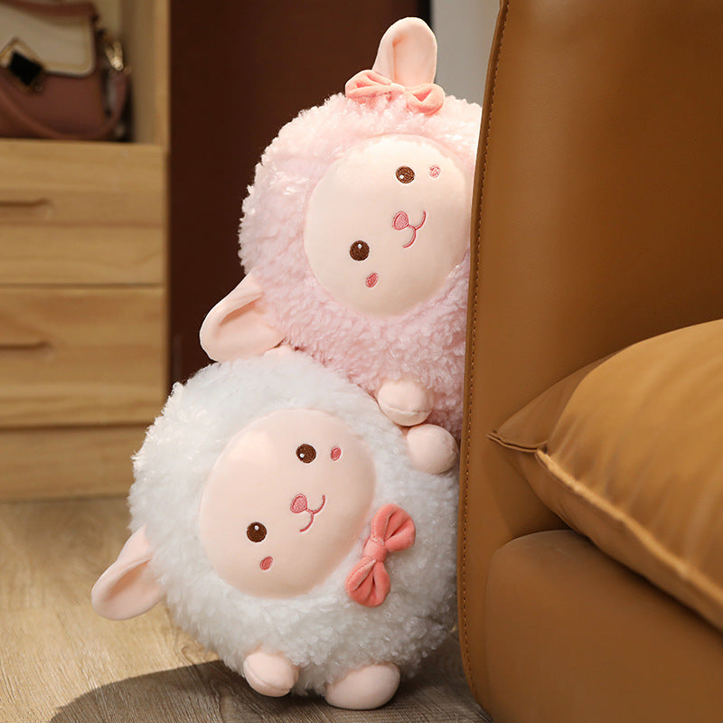 Creative Lamb Doll Plush Toys Ball Alpaca Children Cute Pillow Logo Girls' Gifts