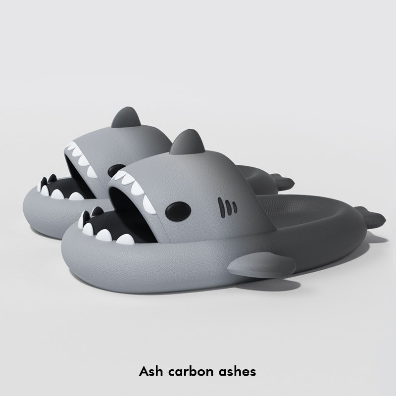 Gradient Shark Slippers for Women Cute Summer Indoor Home Home Bath Non-Slip Couple Outdoor Sandals for Men