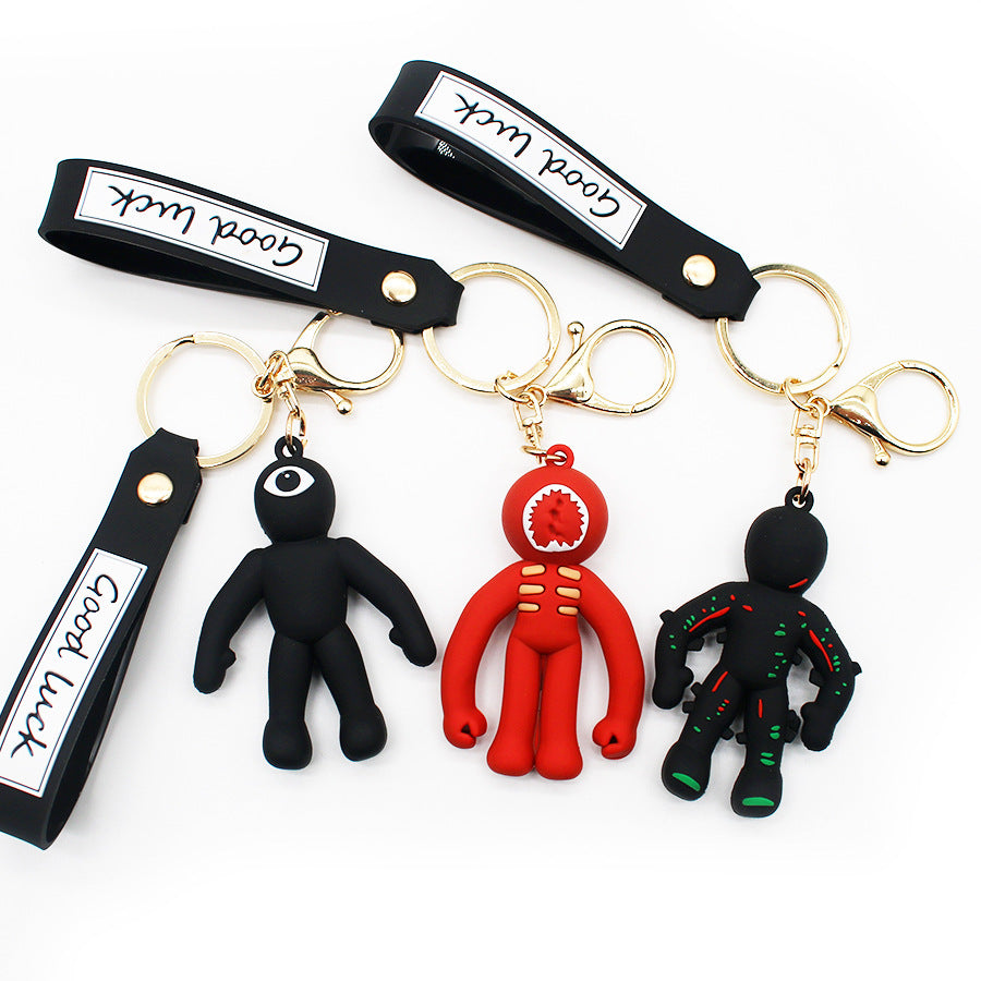 Escape from the Gate Keychain Doors Roblox Figure Game Monster Doll Pendant