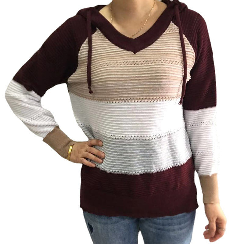 Bestseller Hooded Knitted plus Size Women's Sweater