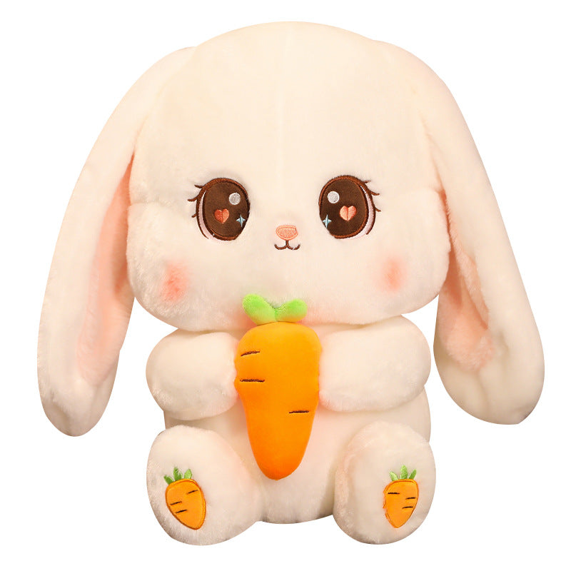 Big Ears Carrot Rabbit Doll Long Eared Rabbit Plush Toy Doll Doll Female Birthday Present