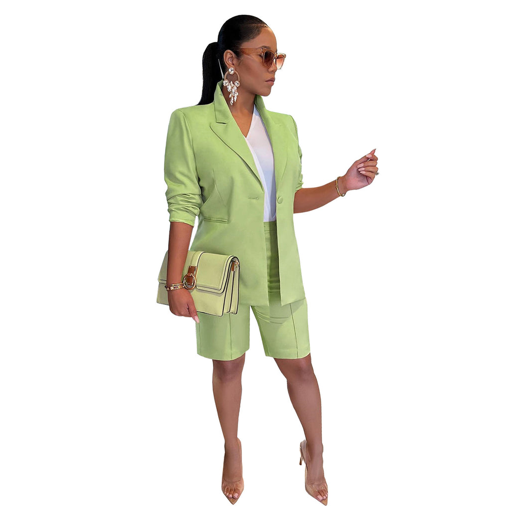 Coat Shorts Two-Piece Suit Spring and Summer Leisure