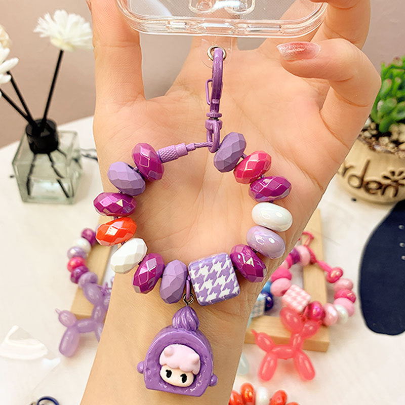 Creative Stay Cute Plush Little Monster Phone Chain Pendant Cartoon Couple Female Cars and Bags Accessories Keychain