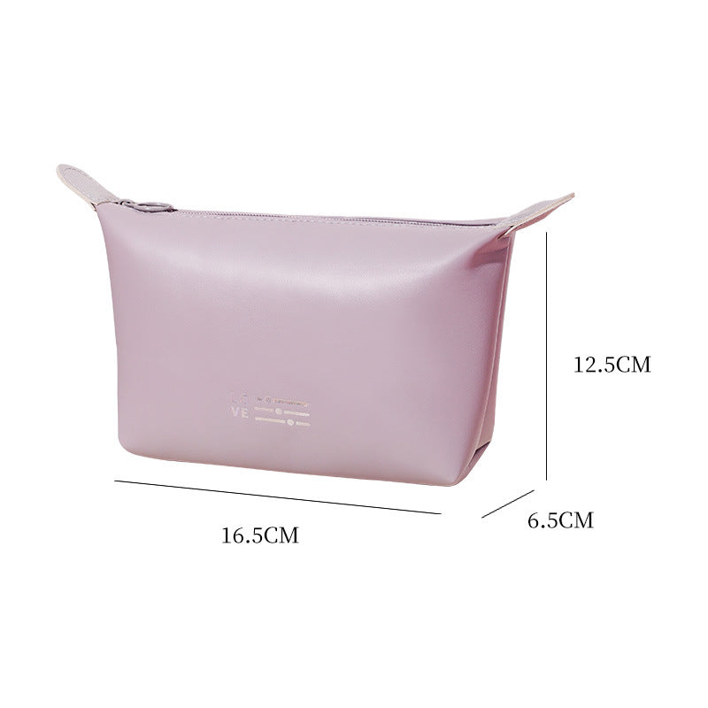 Heart Dumpling Making Waterproof Cosmetic Bag Wash Bag Convenient Portable Storage Bag Candy Color Cosmetic Bag