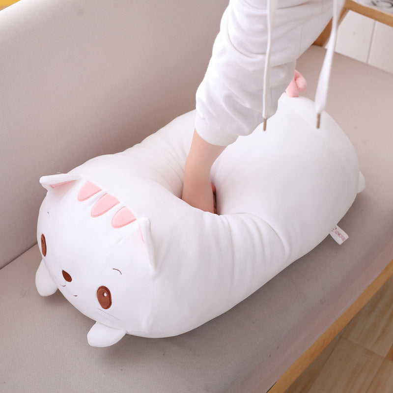 Cartoon Animal Long Pillow Plush Toy Doll Dumpling Pillow Gift Girl Cute Toy