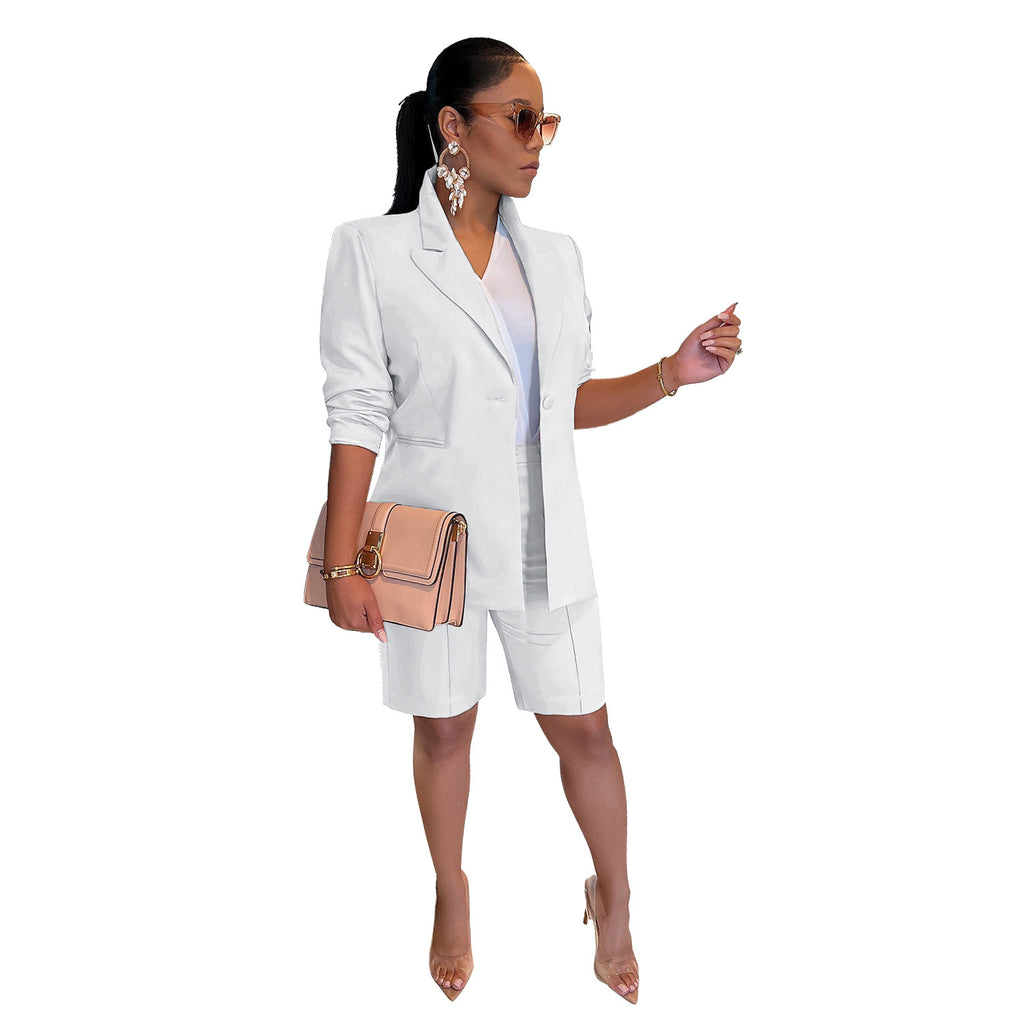 Coat Shorts Two-Piece Suit Spring and Summer Leisure