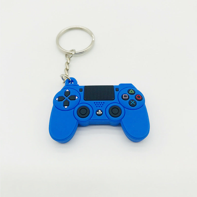 Camouflage PS4 Gamepad Keychain Handheld Game Console Charm Nostalgic Joystick Car Key Pendant