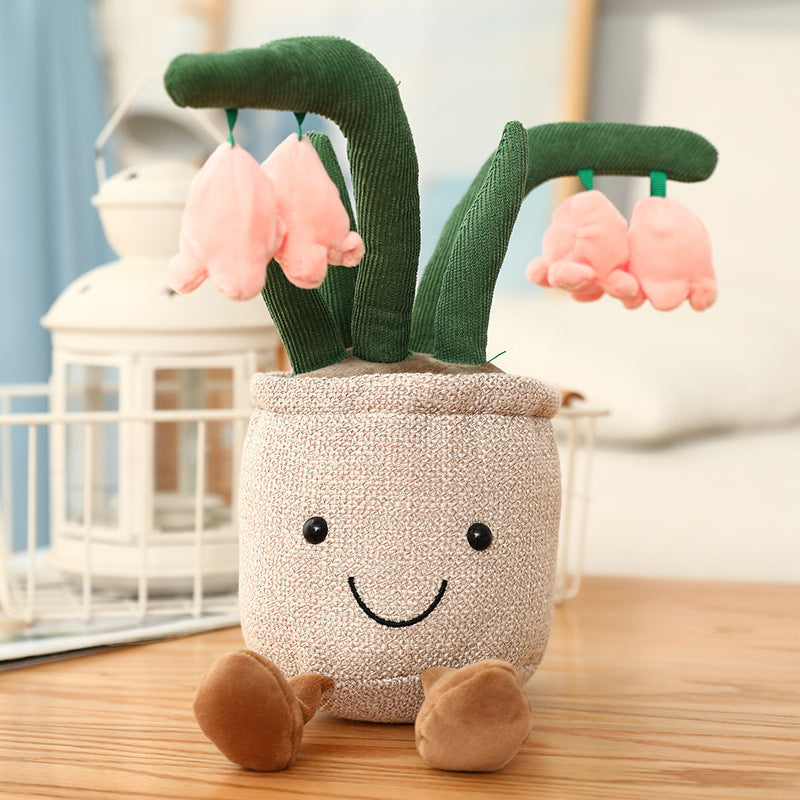 Cute Simulation Tulip Succulent Little Flower Home Decoration Bouquet Girlish Heart Cute Doll