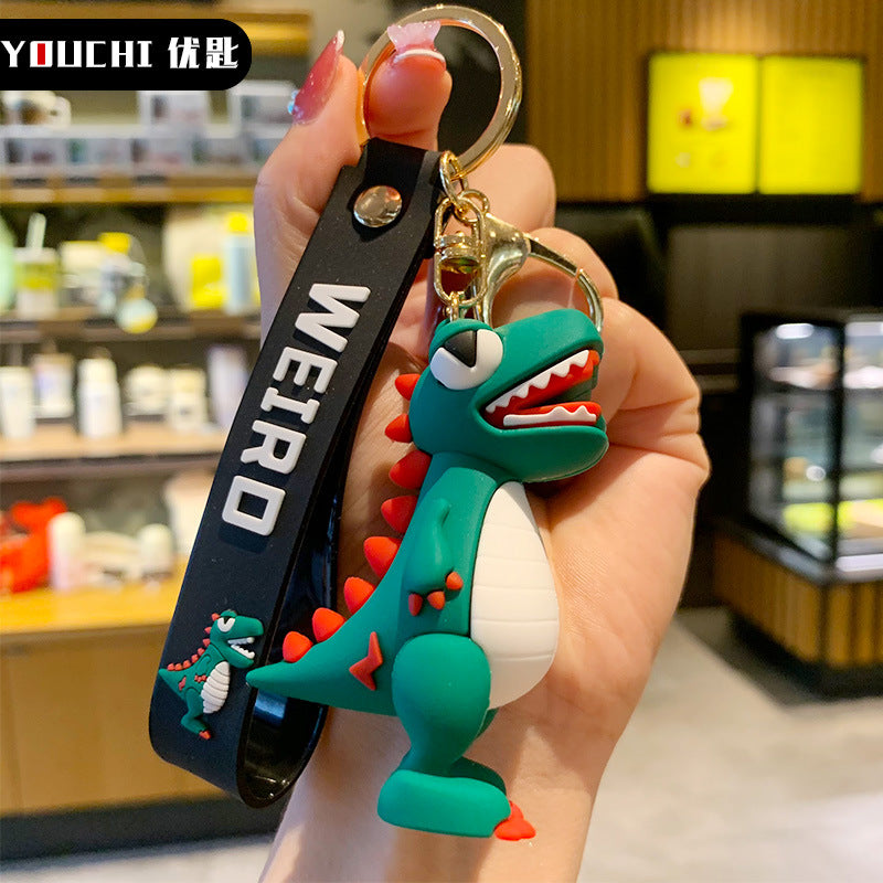 Dinosaur Doll Keychain Automobile Hanging Ornament Cartoon Key Chain Gift Bag Ornaments Creative Trending