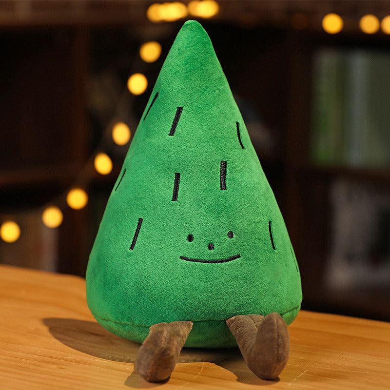 Cute Little Pine Tree Bamboo Shoot Pillow Doll Plush Toys Prize Claw Doll Children Baby Placate Doll