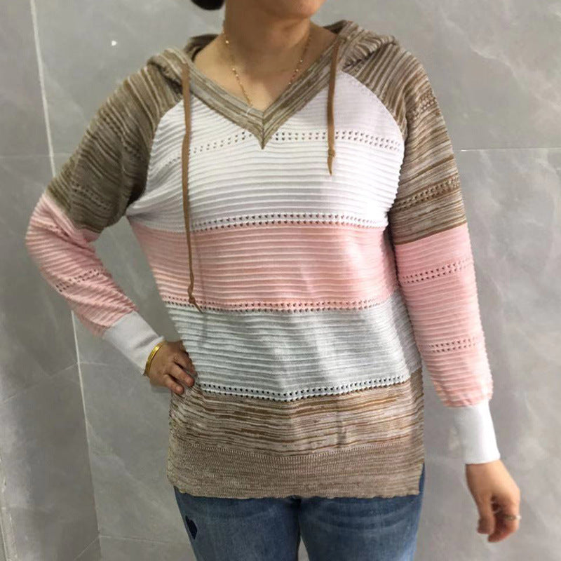 Bestseller Hooded Knitted plus Size Women's Sweater