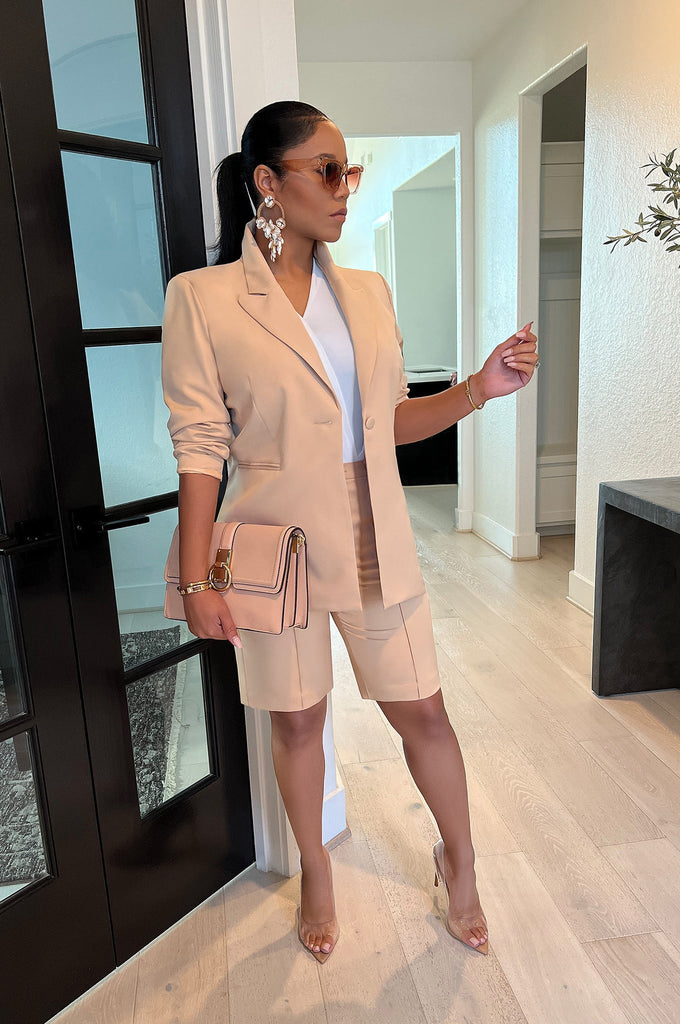 Coat Shorts Two-Piece Suit Spring and Summer Leisure