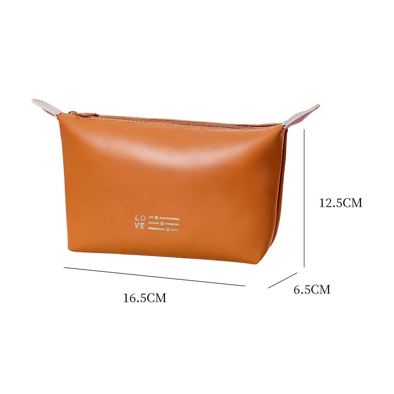 Heart Dumpling Making Waterproof Cosmetic Bag Wash Bag Convenient Portable Storage Bag Candy Color Cosmetic Bag