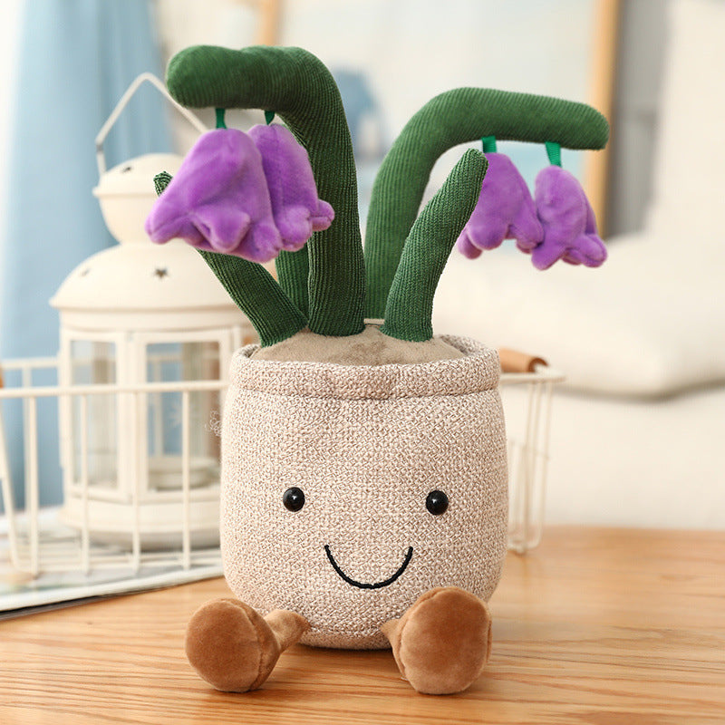 Cute Simulation Tulip Succulent Little Flower Home Decoration Bouquet Girlish Heart Cute Doll