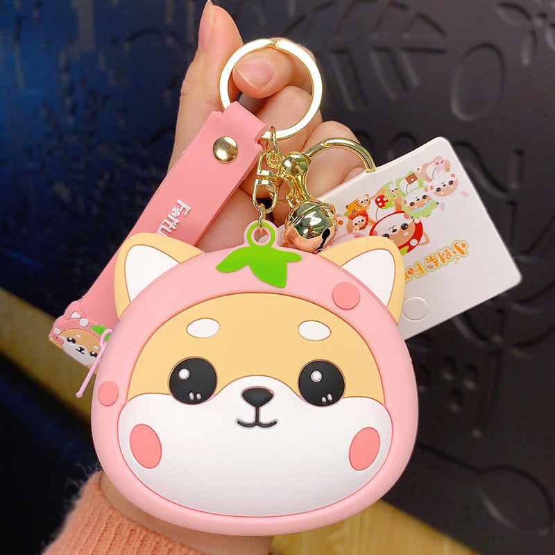 Festive Xingshi Xiaocai Chai Keychain Pendant Cute Rabbit Year Car Key Ornament Small Gift