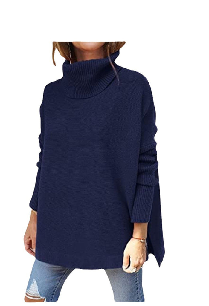 Bestseller Batwing Sleeve Hem Waist Pullover Sweaters Top