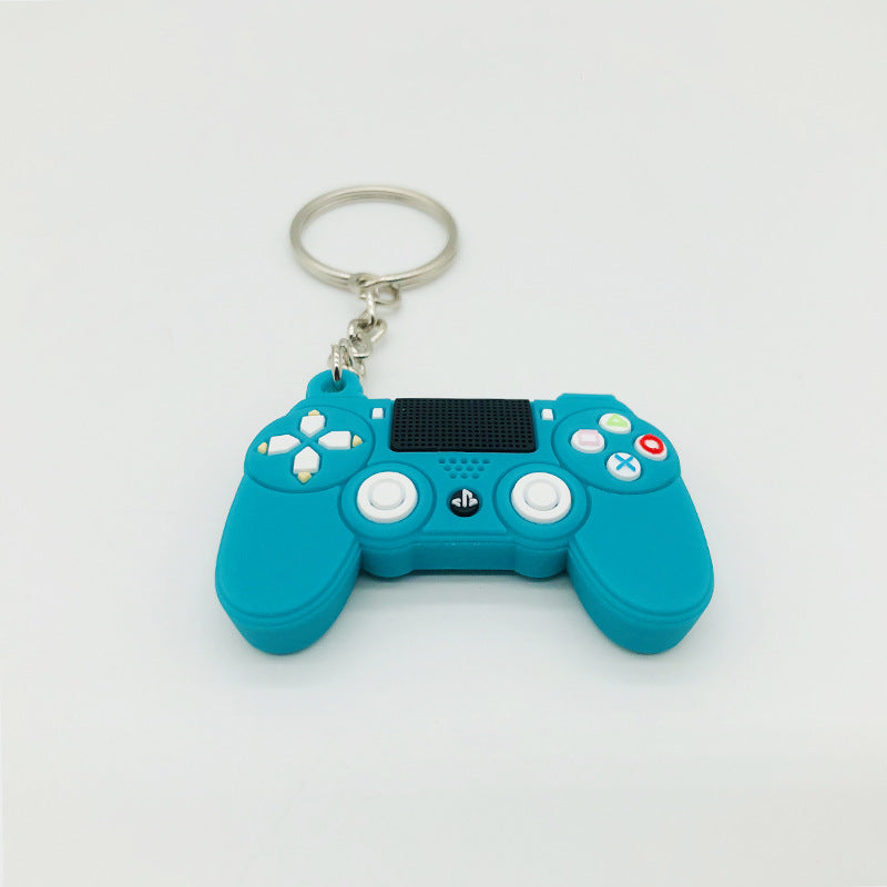 Camouflage PS4 Gamepad Keychain Handheld Game Console Charm Nostalgic Joystick Car Key Pendant