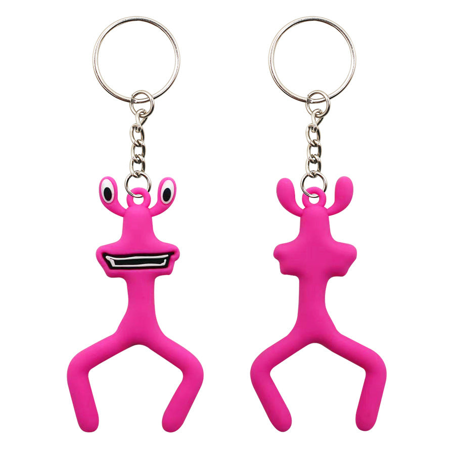 Rainbow Friends Partner Keychain Rainbow Friends Crown Small Blue Population Water Monster Black Ant Pendant